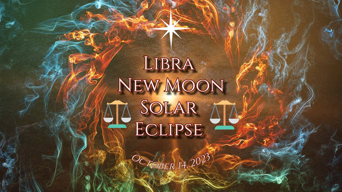 Libra New Moon Solar Eclipse - October 14, 2023 - Hylonome's Moon